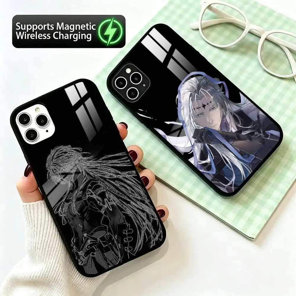 Wuthering Waves Calcharo  Phone Case For iPhone17,16,15,14,13,12,11 Plus,Pro Supports Magnetic Wireless Charging