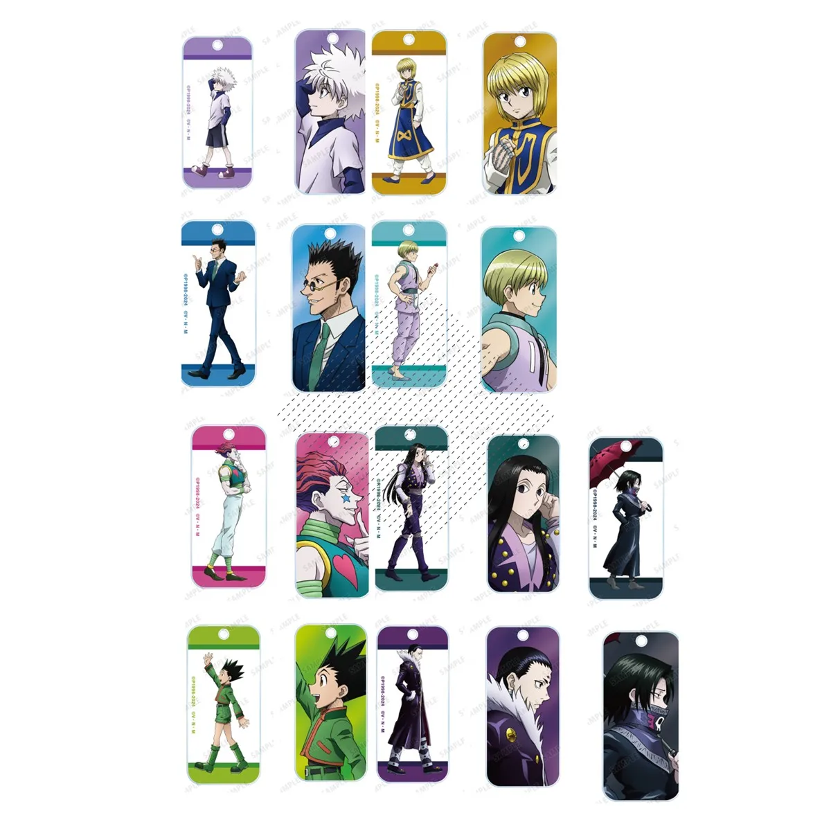 Игра Killua Zoldyck Hyskoa Syarnorke Gon Freecss Kurapika Reorio брелок кукла аниме акриловый брелок кулон подарок