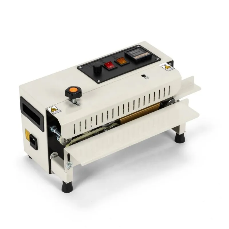 

GQ-400 Automatic Fast Speed 12M/Min Pouch Aluminum Foil Heat Packing Sealing Machine Continuous Plastic Bags Band Sealer