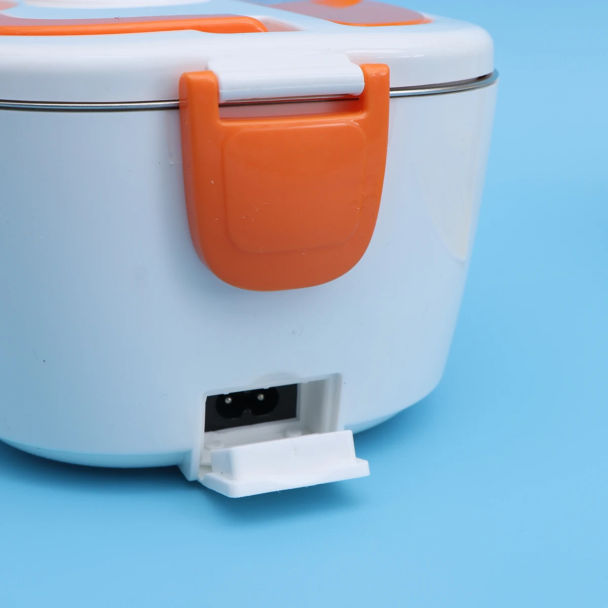 

Multifunction Electric Heated Lunch Box Portable Food Warmer Heating Container for Home School Office with EU Plug (Orange, 220V