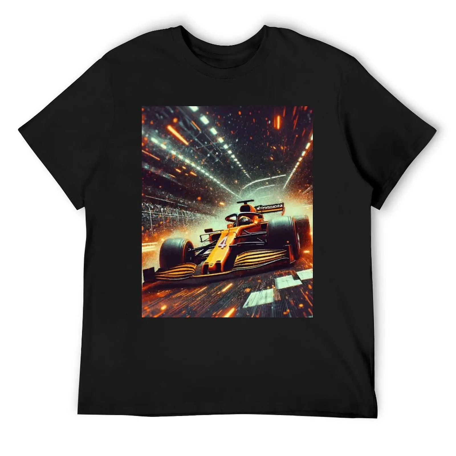 

Lando Norris - Retro_Digi art T-Shirt valentines boutique clothes oversized vintage clothes t shirts for men cotton
