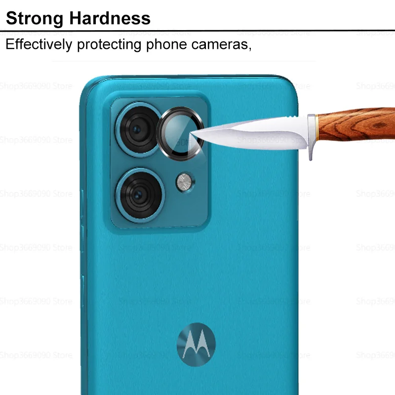 3D Curved Metal Tempered Glass Camera Protector For Motorola Edge 40 Neo 40Neo Moto Edge40Neo 5G Case HD Lens Protective Glass