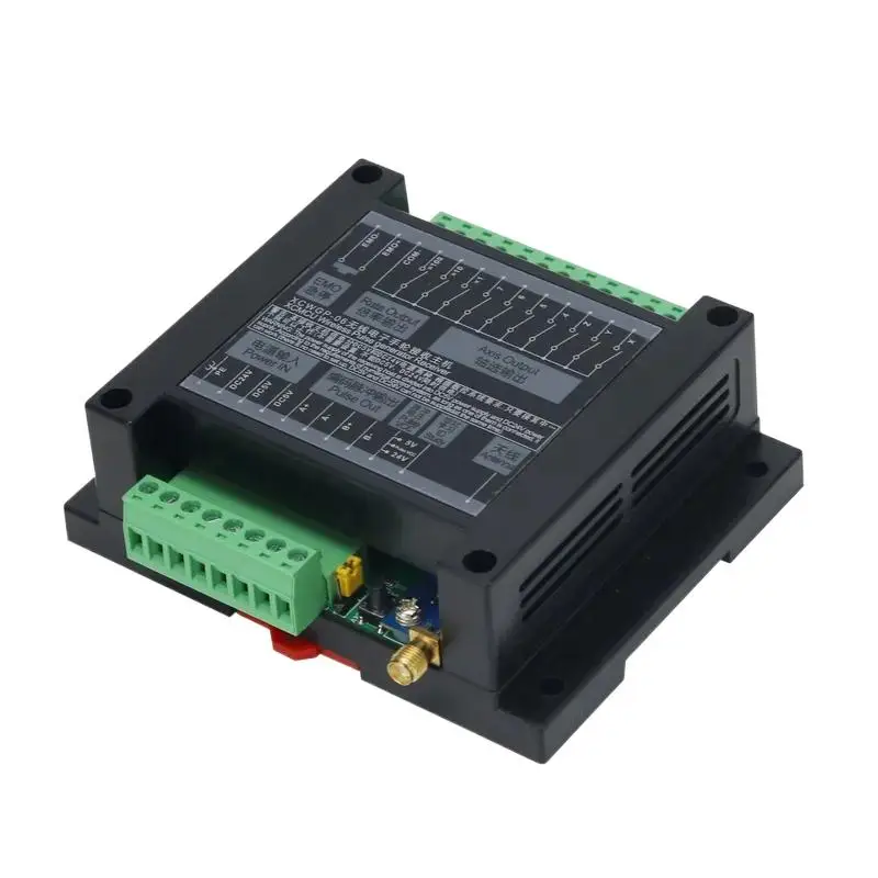 Maxgeek XCWGP-06 Wireless Pulse Generator Handle Unit CNC MPG Wireless Manual Pulse Generator with Emergency Stop Function