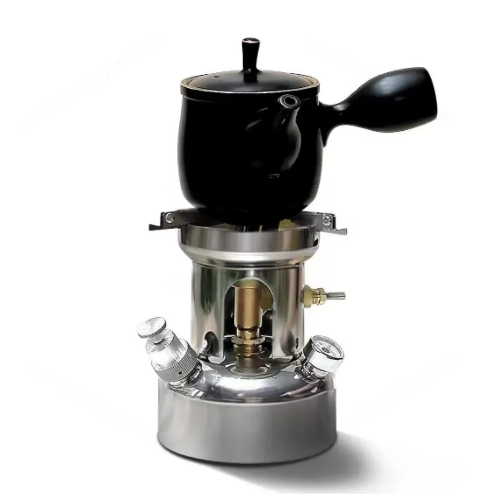 Portable Integrated Camping Alcohol Stove Outdoor Picnic Mini Cooking Burner for Backpacking Camping Hiking