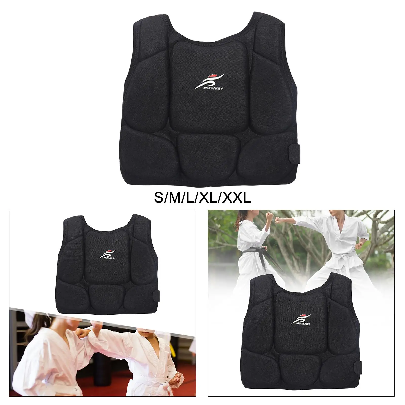 Karate Chest Guard Rib for Sparring Training Martial Arts Kickboxing
