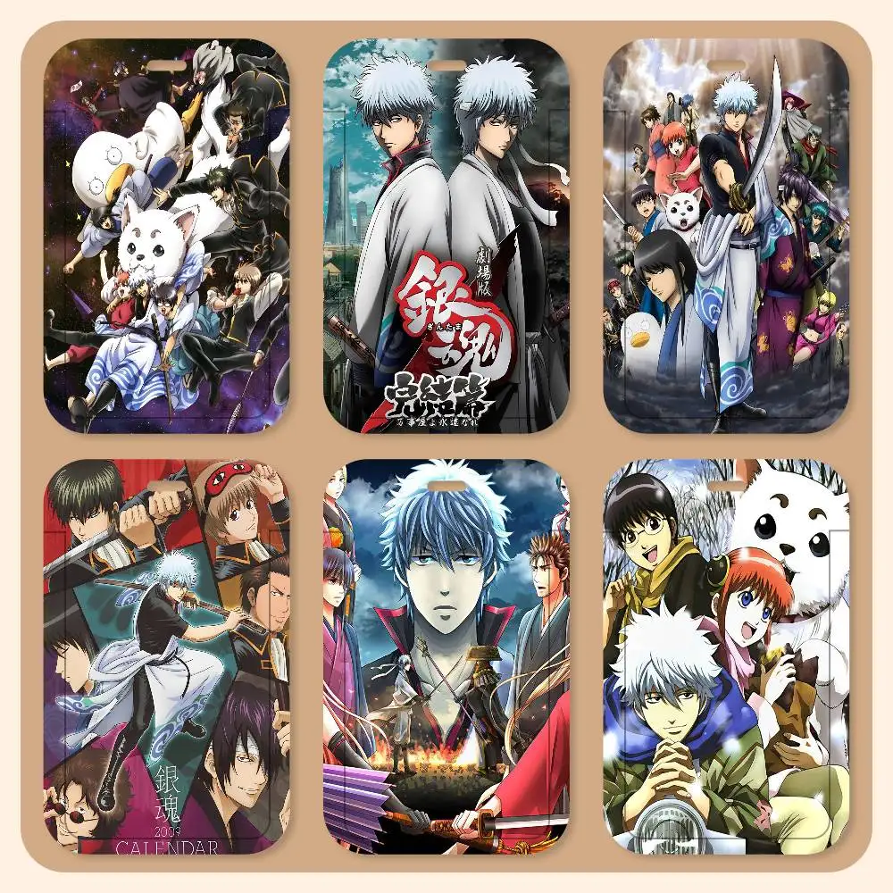 

Classic Anime Gintama Lanyard Card Holders Student ID Card Holders Neckband Card Holders Access Control Accessories Gifts