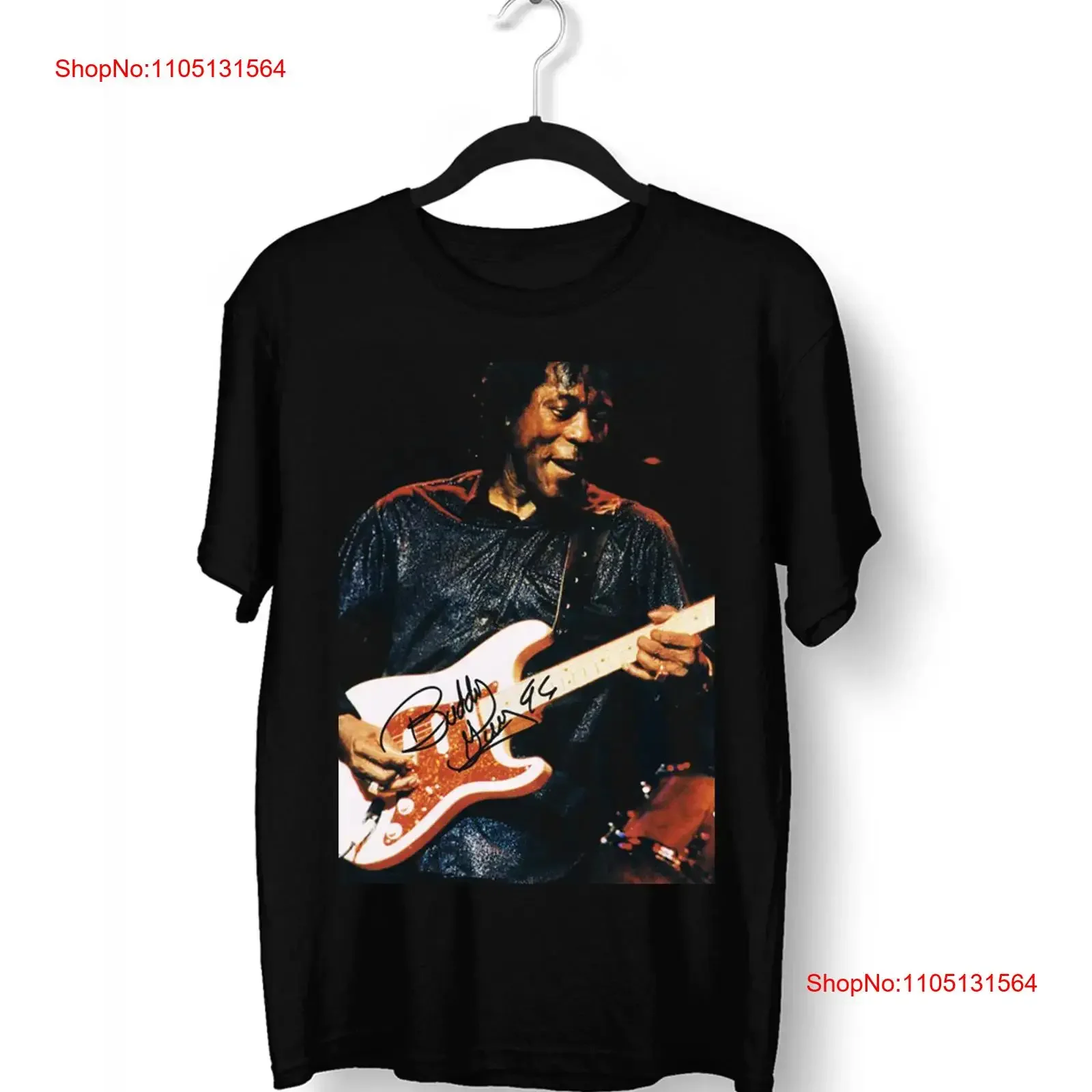 

Imagine Buddy Guy Blues Signed Guitar T Shirt Cotton Size S 4XL vintage Washed Versatile Top For Everyday Wear Breathable Soft