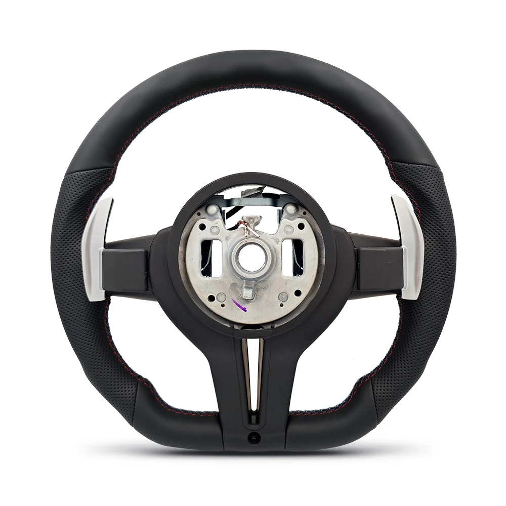 Flat Bottom M Sport Lenkard Volant Steering Wheel for BMW 5 Series E60 E61 E63 M5 M6 2005 2006 2007 2008 2009 2010