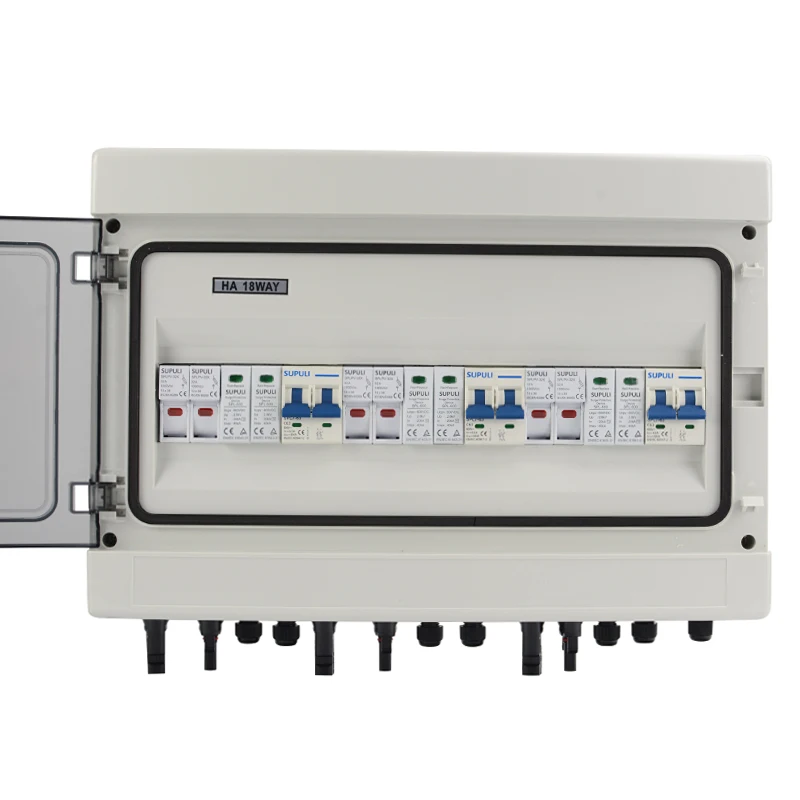 Combiner Box 3 String 3 in 3 Out 15A 25A 32A 600V Pv Array DC Combiner Box для системы питания солнечной панели