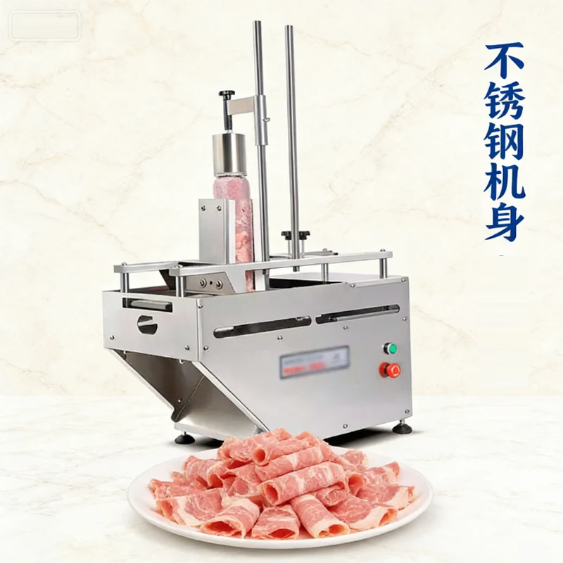 

Slicer Commercial beef roll Slices Mutton Stainless Steel Frozen Meat Slicer