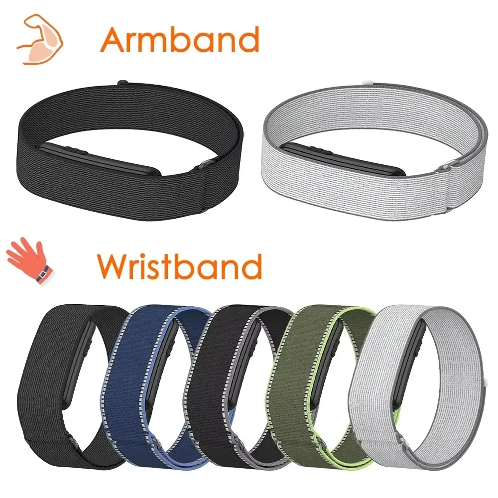 Premium Nylon Biceps Arm/Wristband for Garmin CIRQA Smart Band Strap Fitness Tracker Strap for Garmin CIRQA Smart Band Accessory gallery 4
