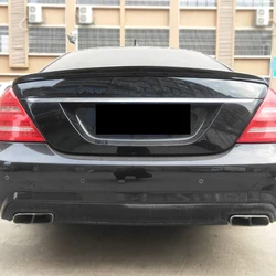 For Benz S Class W221 S300 S350 S400 S550 S600 S63 S65 2006 07 08 09 10 11 12 Rear Trunk Spoiler Wings Car Tuning Accessories