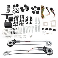 Kit de conversión de regulador de elevación de ventana eléctrico Universal de 12V para camioneta SUV de 2 puertas, furgoneta y coche