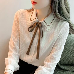 Bow Lace Shirt Women's New Style Stylish Interior Bottom Layer Women's Top