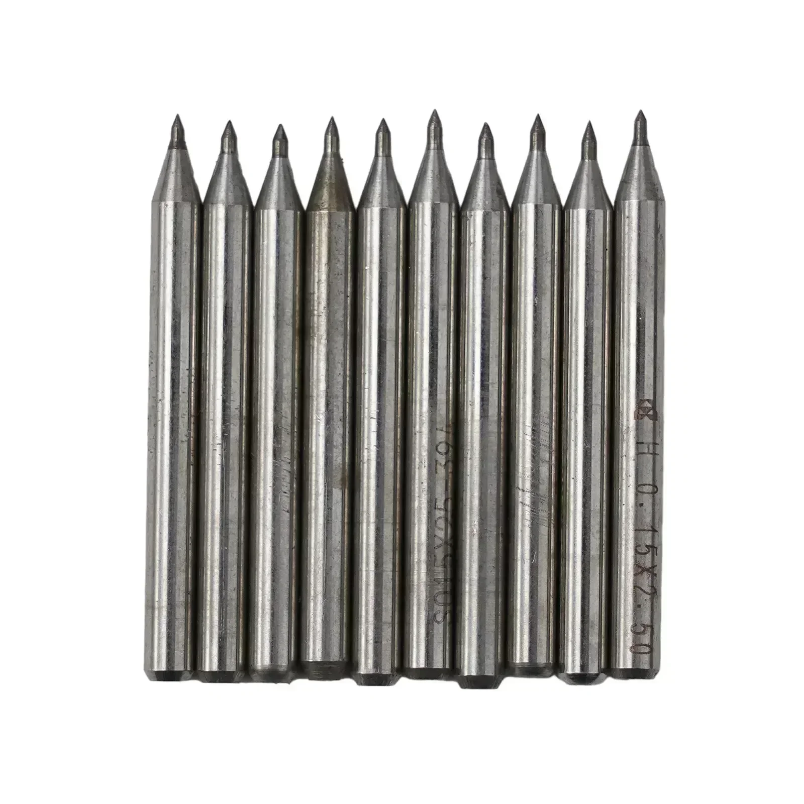 Pluma de grabado de carburo de tungsteno, 2 piezas, hoja de Metal, acero inoxidable, punta de marcado
