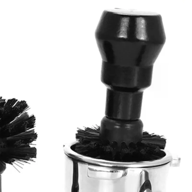 Coffee Brush Portafilter Basket Cleaning 51mm 54mm 58mm Wooden Barista Clean Brushes Dusting Tool Espresso Machine Accessories