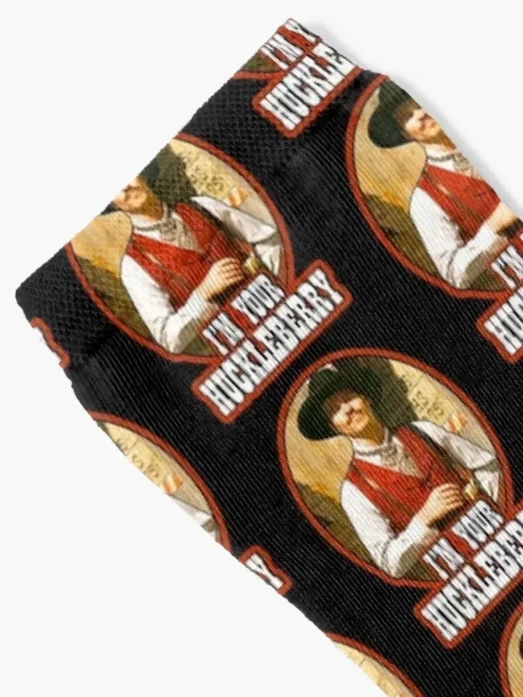 Doc Holliday I'm Your Huckleberry Socks hip hop cartoon happy man Socks Men Women's