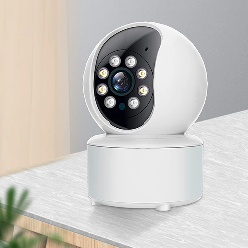 Caméra IP sans fil 2MP, moniteur intelligent 1080P, connexion WiFi, suivi automatique de nuit, accessoires de sécurité de surveillance, document à domicile