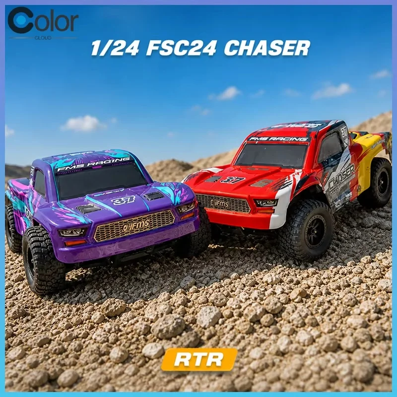 1/24 FSC24 Chaser Off‑Road RC Short‑Course Truck Metal Twin Servos Powerful Hobby Model Toy For Beginner Collectors
