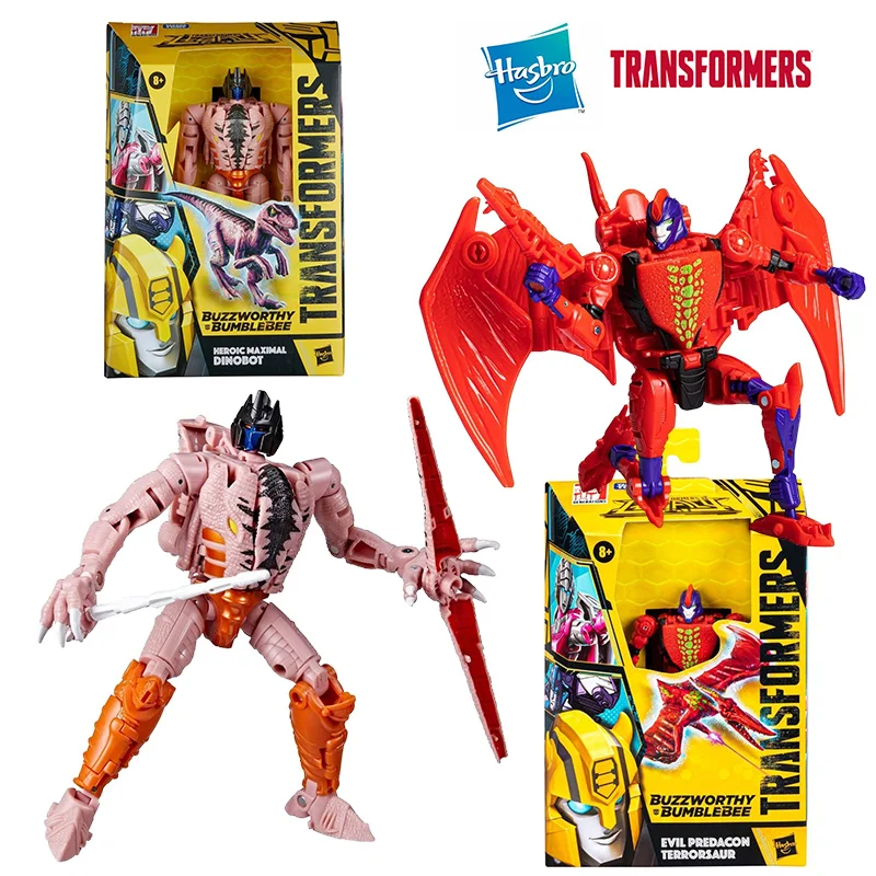 Hasbro Transformers Legacy Terrorsaur Dinobot Buzzworthy Bumblebee Voyager Class Original Action Figure Model Toy Gift Collect