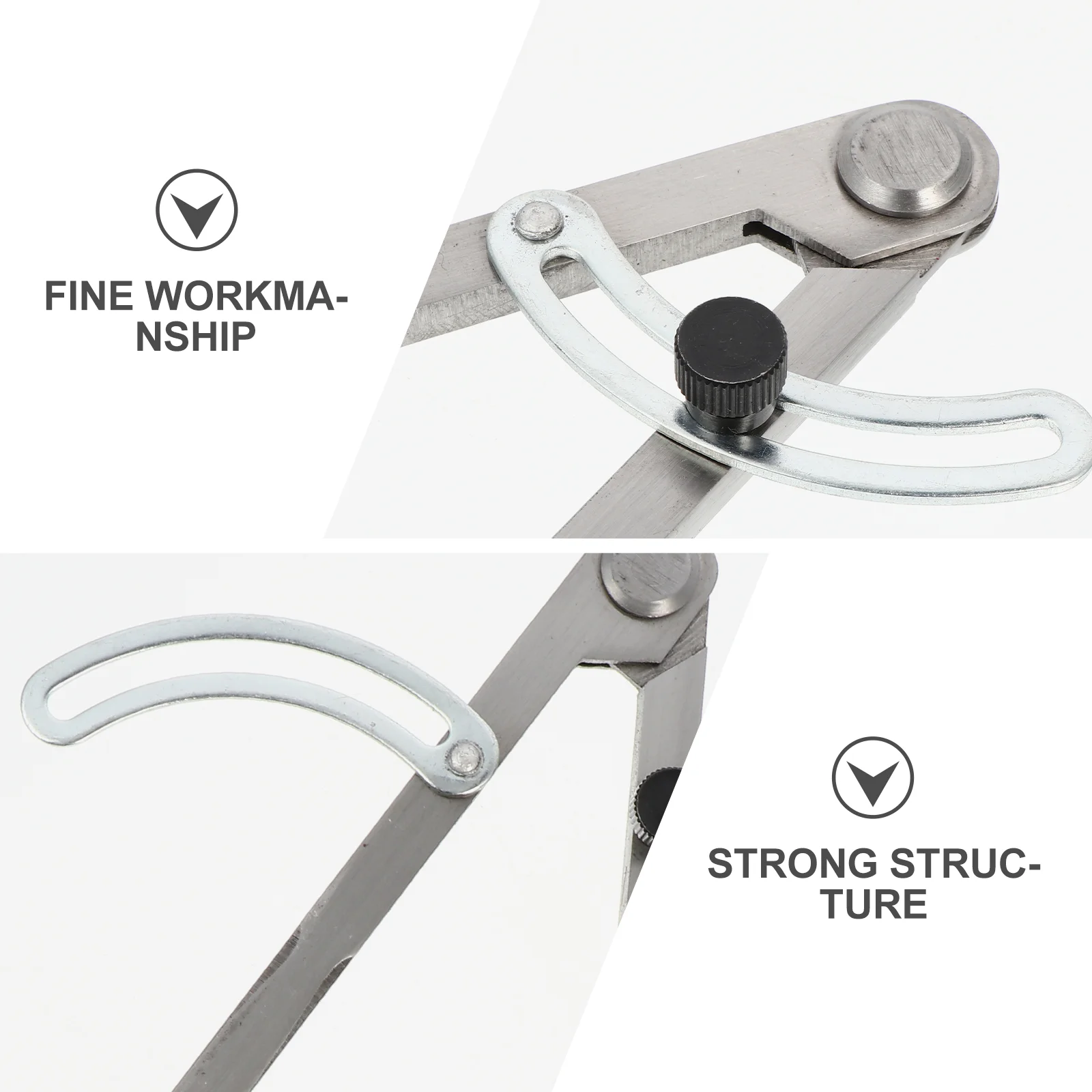 Compass for Geometry Compasses Rotary Tool Marking Gauge Patch Holder -craft