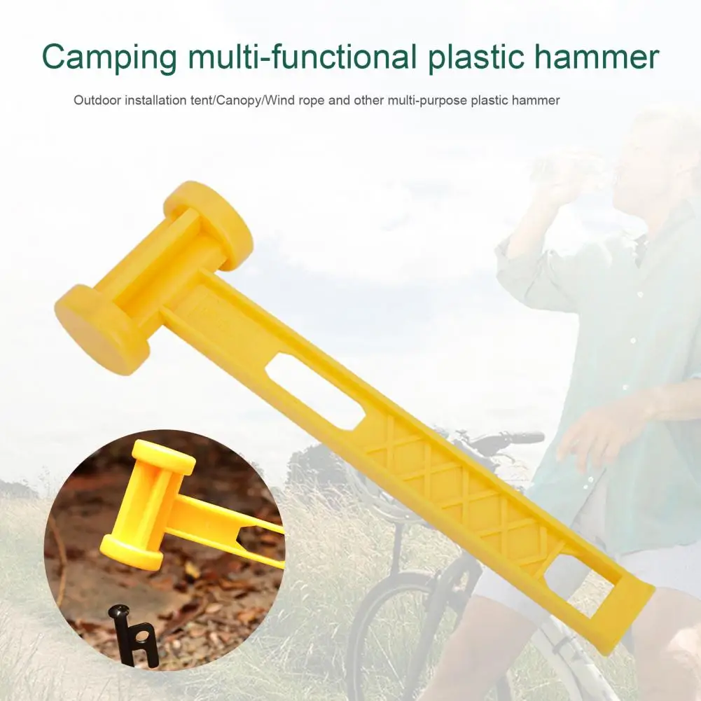 

Portable Tent Stake Hammer Durable Camping Tent Stake Mallet with Puller Hook for Backpacking Hiking Outdoor for Securing