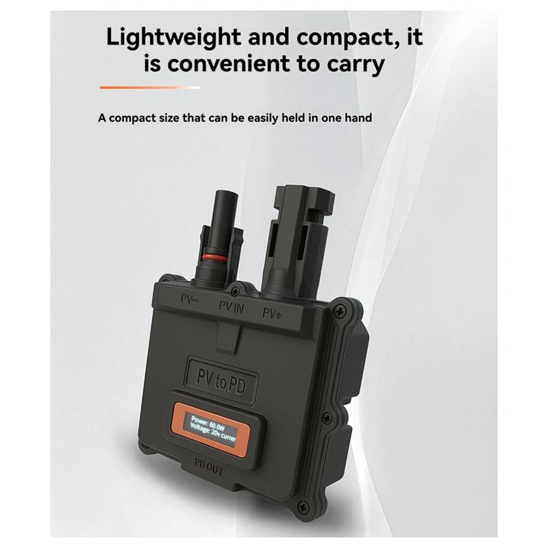 

Солнечная панель для быстрой зарядки 65W PD3.0 для использования на улице - A09I