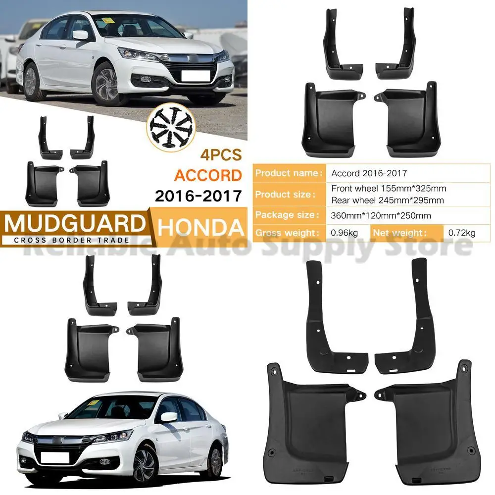 

For Honda Accord 2016-2017 Mudguard Trim Front and Rear Car Accessories Top Selling Premium Quality Durable Design