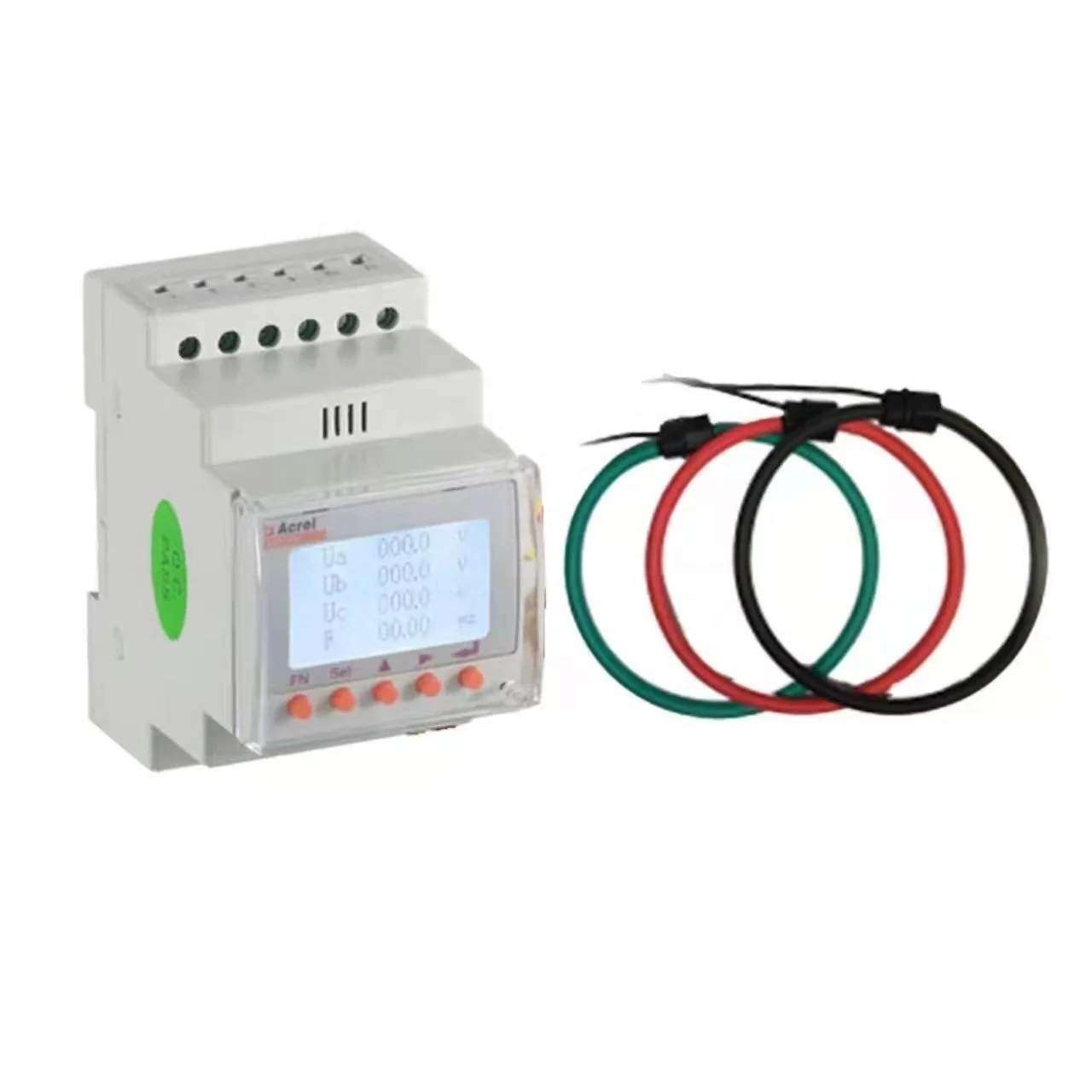 ACR10R Three Phase ACR10R-D110RE4 Include RS485 & 3 1000A Flexible Rogowski Coils Electric Power Energy Meter