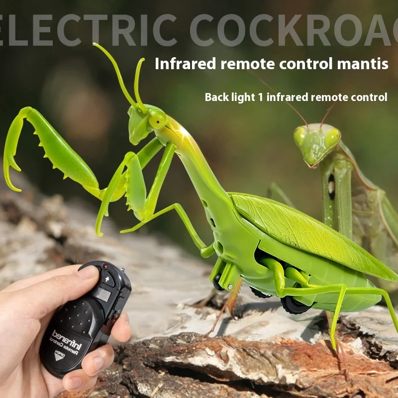 Remote Controlled Realistic Toy Grasshopper Spider Moving Small Animals Simulation Boys Toys Funny Prank Gifts RC DIY
