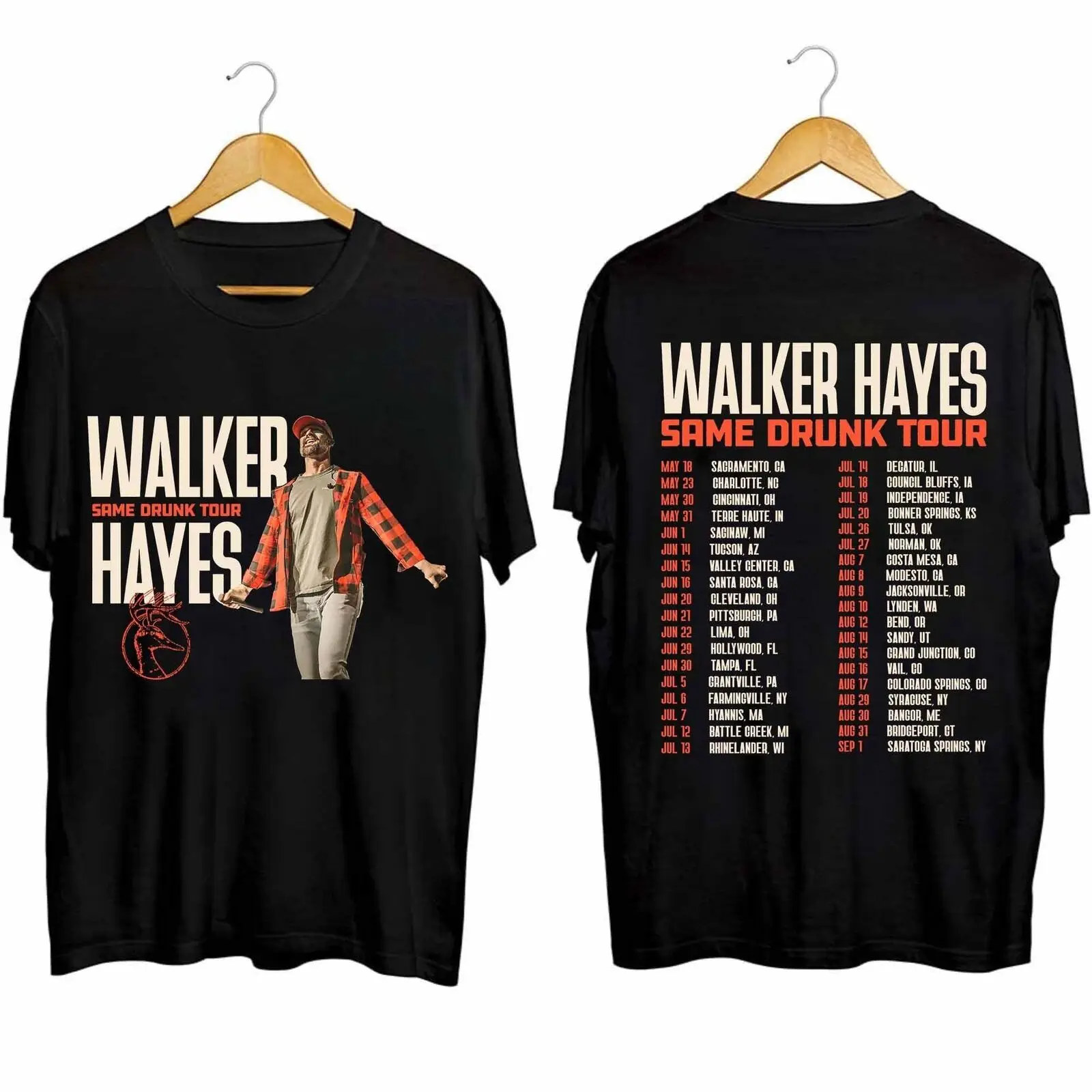 Walker Hayes - Same Drunk 2024 Tour Shirt  Walker Hayes Fan Shirt  Walker Hayes