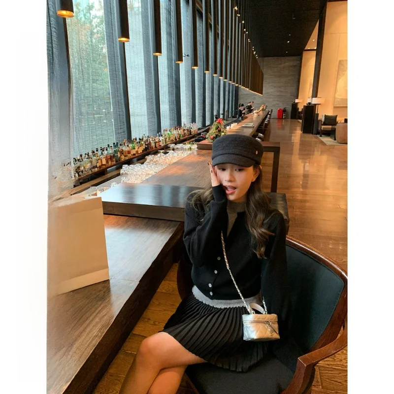 

Женский шерстяной вязаный свитер с воротником-стойкой, имитация двухслойности, зимний теплый модный джемпер, высококачественный трикотаж для женщин