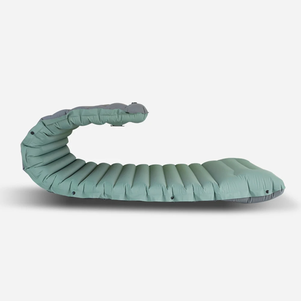 

10cm Self-Inflating Sleeping Mat with Foot Pump & Pillow Ultralight Camping Mat Camping Air Mattress for Hiking Trekking
