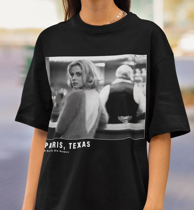 Paris, Texas Movie T-Shirt, Unisex, Gift for Wim Wenders Movie Fans, Vintage Movie Tee shirt, Classic Art House Film, Retro 80s