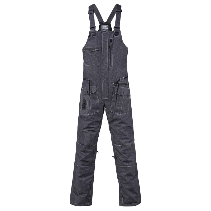 

New Ski Strap Pants Outdoor Winter Waterproof Thermal Windproof Snow Trousers Sports Snowboarding Skiing Jeans Pants Women Men