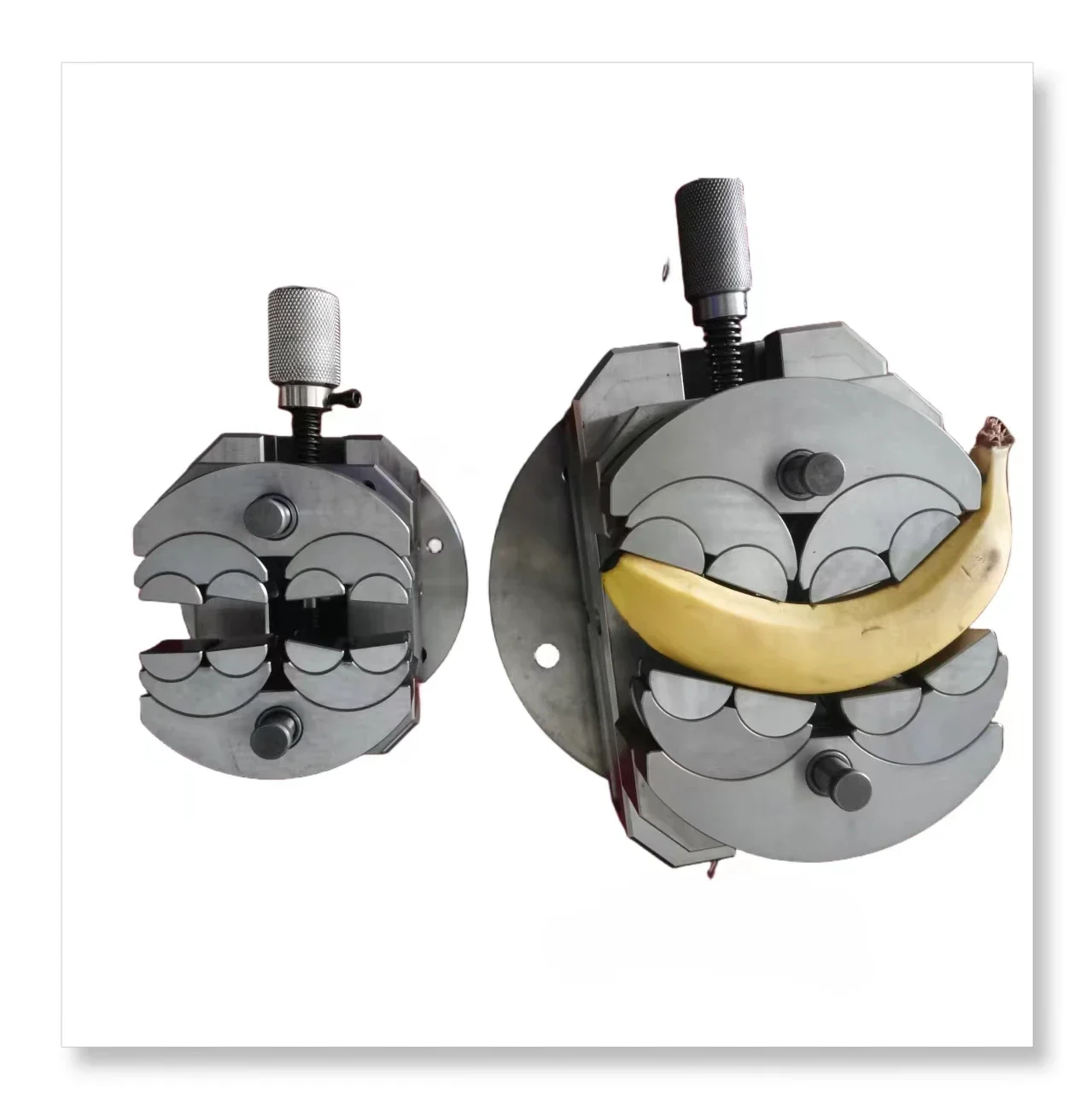 Étau fractal en acier à 3 marches Carbone