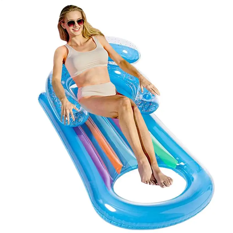 

Inflatable Pool Floats Water Hammock Lounger Waterproof Inflatable Floats Lounger For Pool Poolside Vacation Lake Backyard