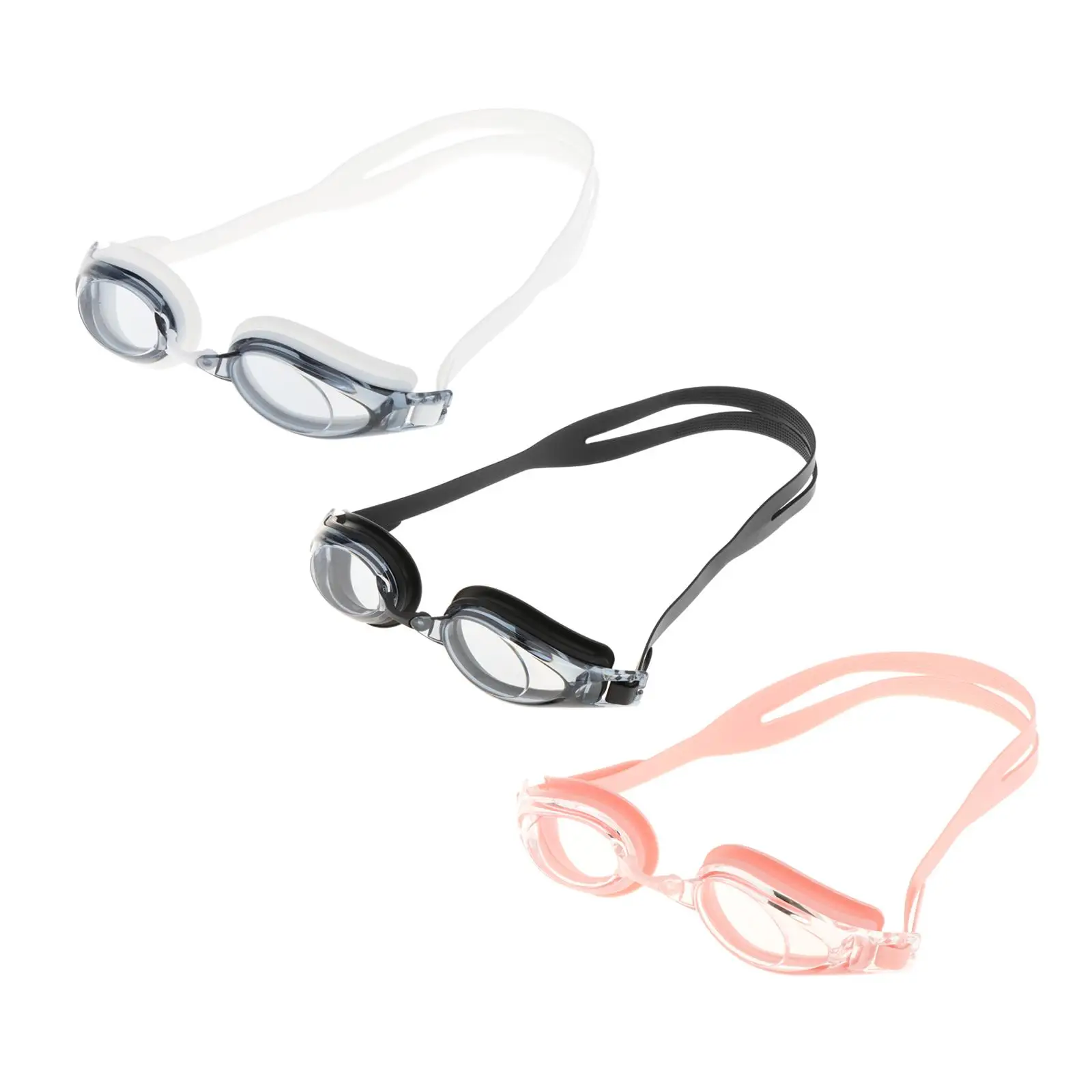 Swimming Goggles Soft Silicone Leakproof Anti Fog Adjustable Strap for Beach Snorkeling Swimming Pool Water Sports Youth