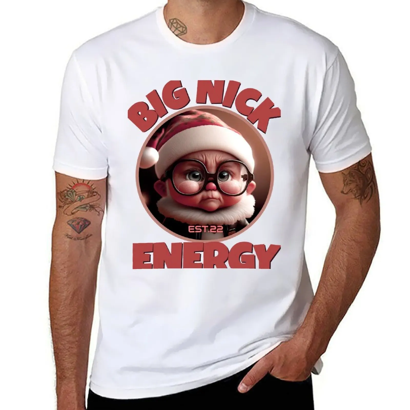 

BIG NICK ENERGY T-Shirt t shirts for man cotton soft men t shirt cotton 100% T-Shirt