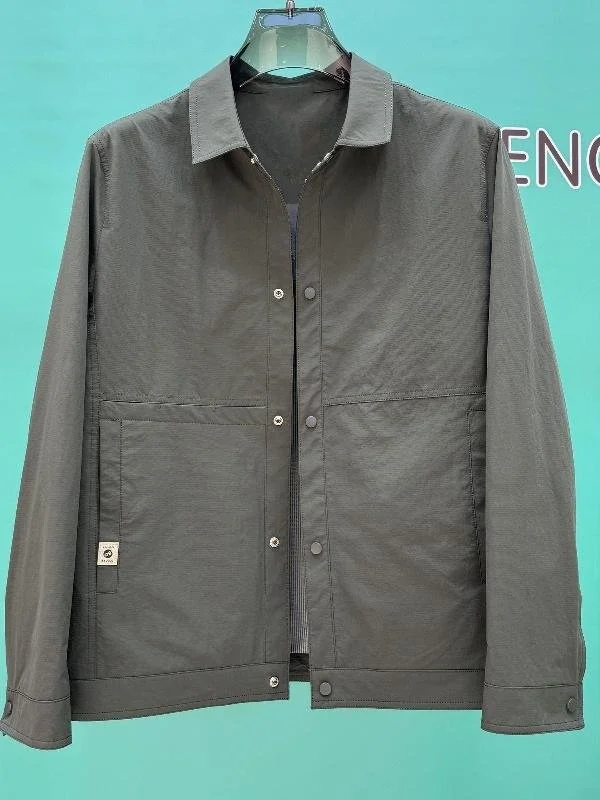 

Casual Men's Jaet Collared Outerwear Faionable Trendy Adstrative Feel ort Sle Stand Fit Children's Applicable