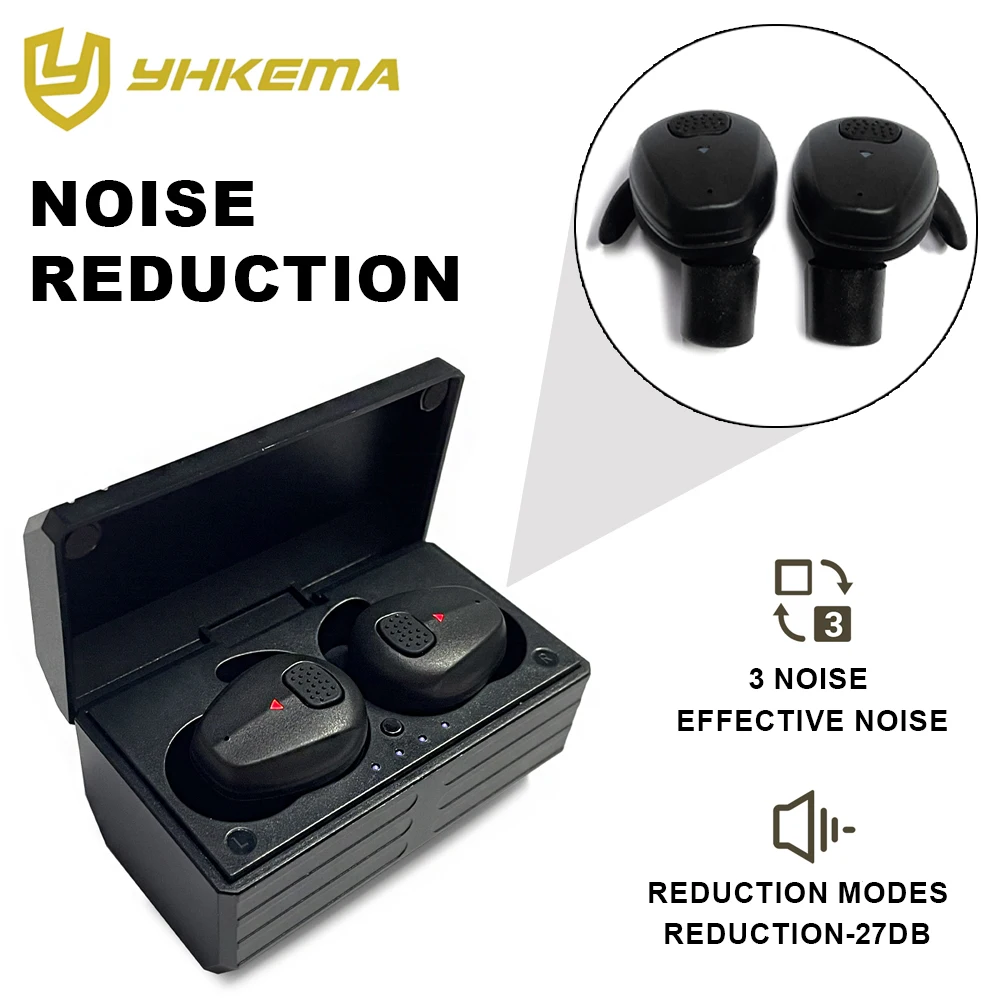 

YHKEMA EB10 Bluetooth 5.3 Ver Беруши, защита от помех, отмена помех, электронные устройства защиты органов слуха