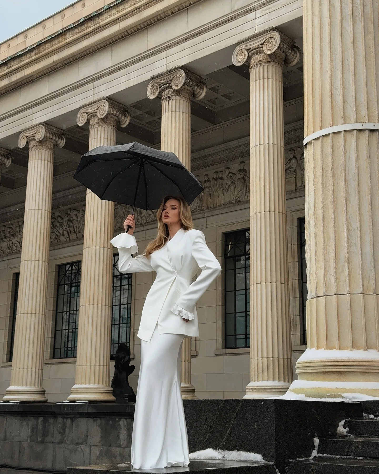 Customized Women Wedding Skirts Suits 2 Pieces Mermaid Formal Long Sleeve Weddding Wear Prom Birthday Party Outfits