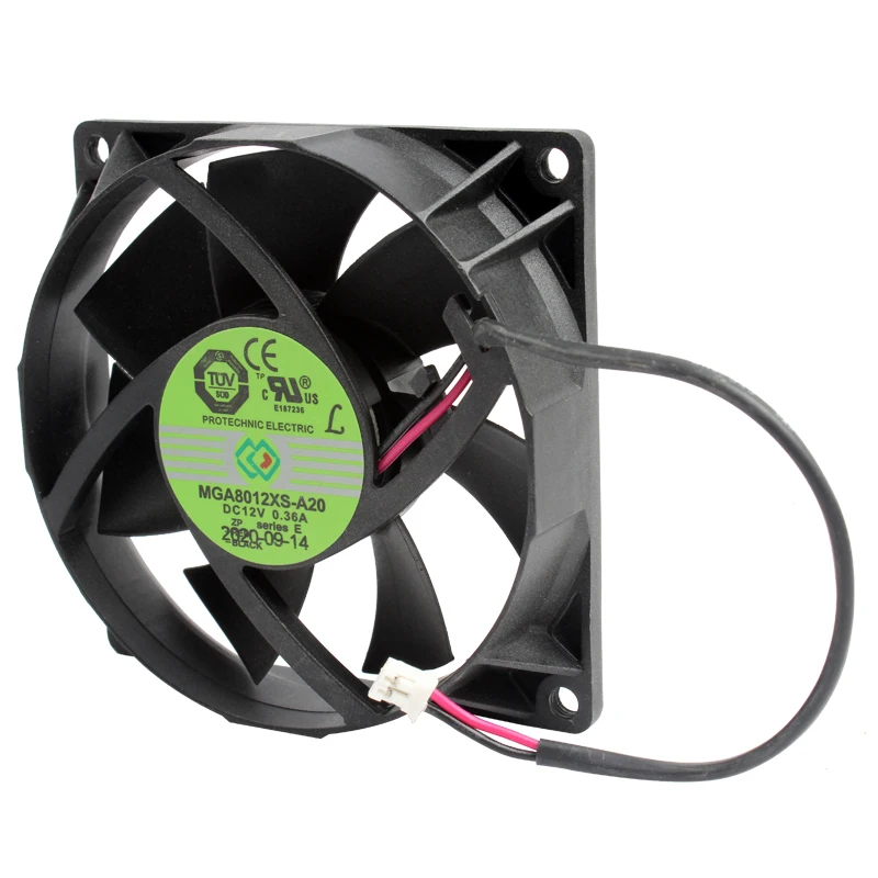 MGA8012XS-A20 8cm 80mm fan 80x80x20mm DC12V 0.36A 2pin Cooling fan for chassis power supply