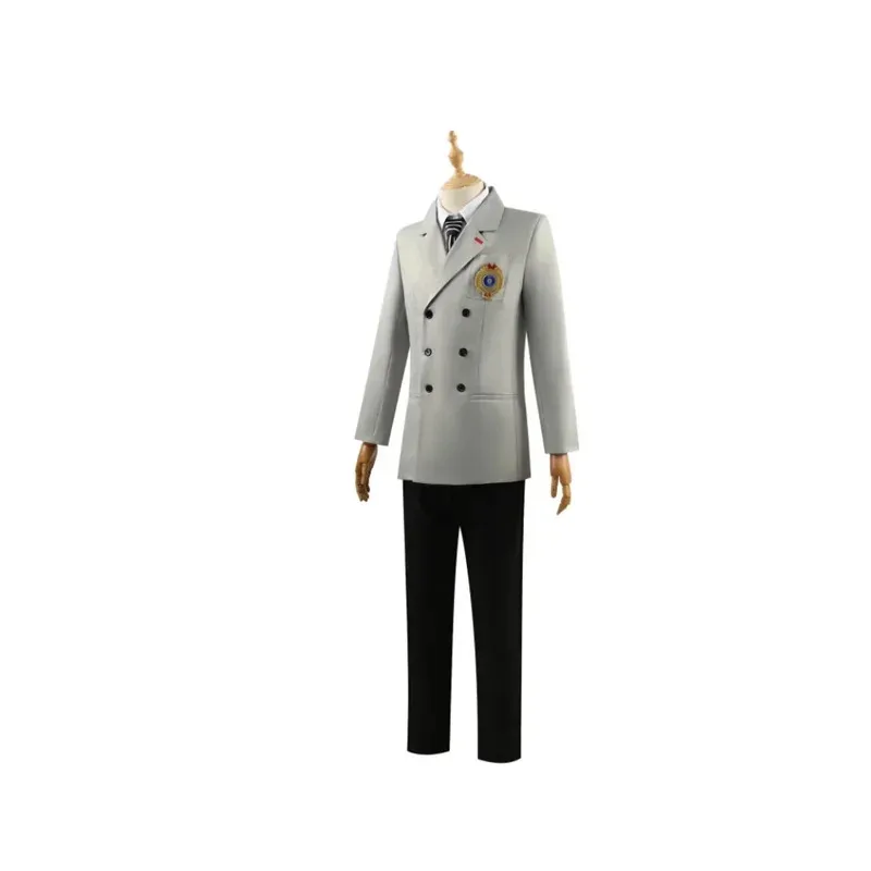 Disfraz de Cosplay DY20 Akechi Goro para mujer, uniforme, abrigo, camisas, visera, vestido de Carnaval de Navidad, ix25