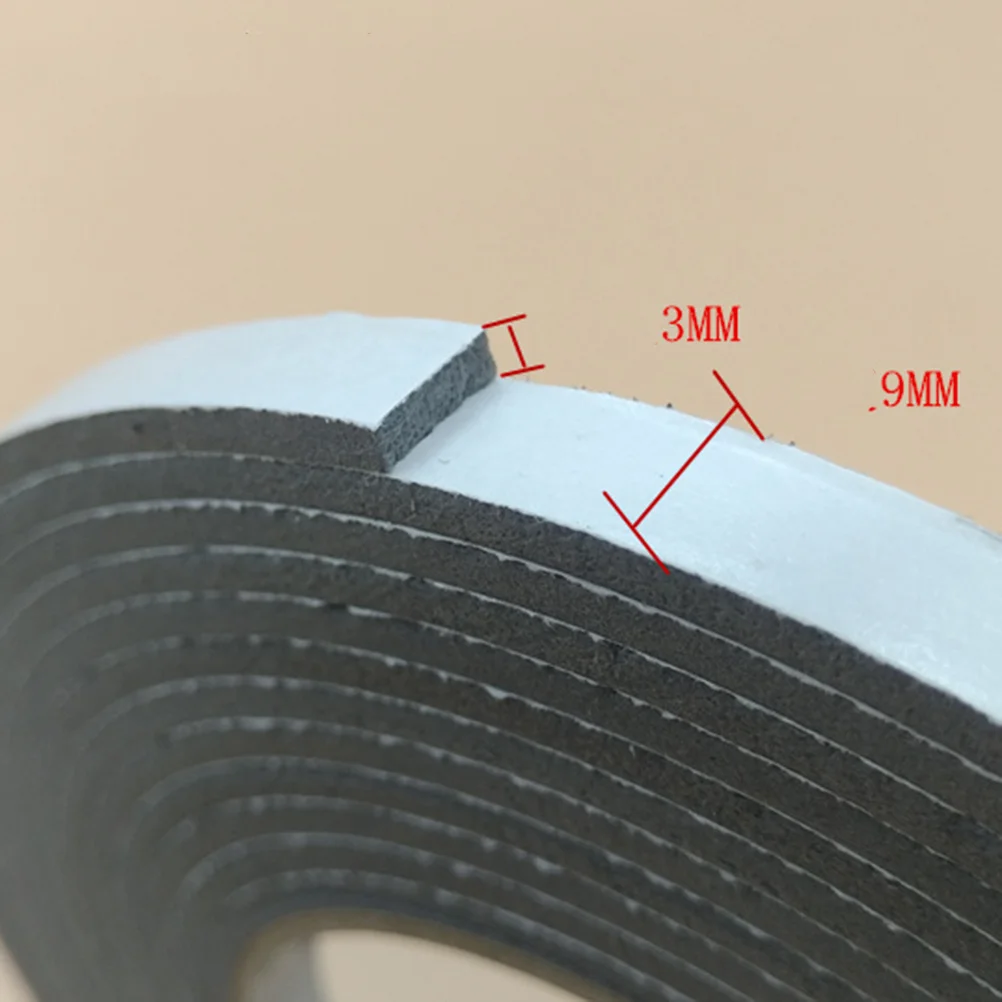 

Black Double-Sided Adhesive Tape 1 Roll Industrial Grade Strong Hold on Smooth Surfaces Easy Press on Peel Off Sealing