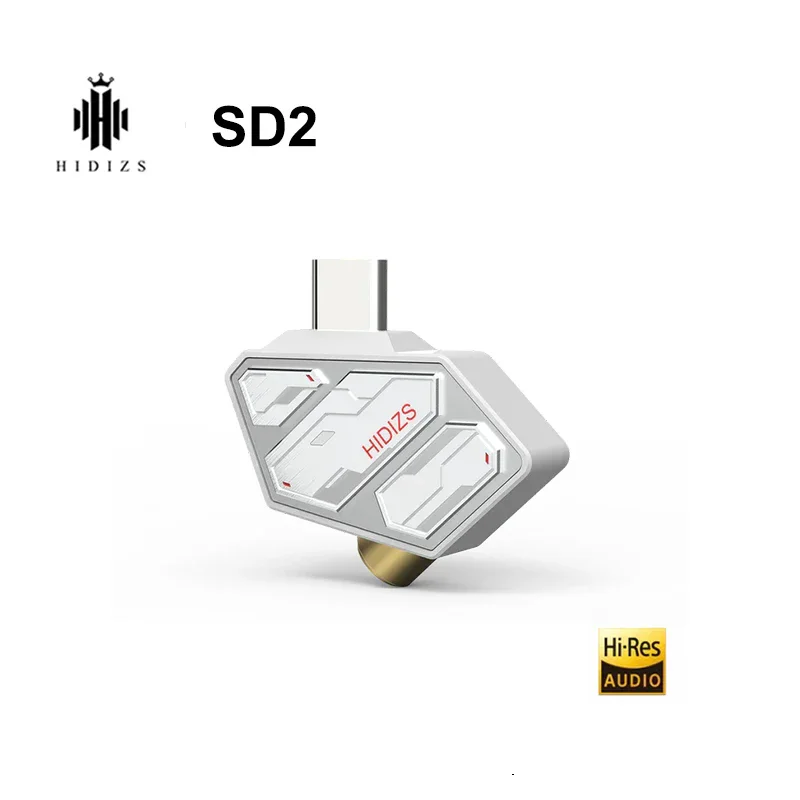 HIDIZS SD2 HiFi Dongle DAC AMP Headphone Amplifier Hi-Res Audio Type-C to 3.5mm Adapter ES9270 PCM384 for Android / iPhone 15