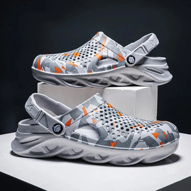 

Сандалии на плоской подошве, мужская обувь, тапочки из ЭВА, садовые сандалии на платформе, мужские летние сандалии, новые мужские кроссовки, уличные шлепанцы, домашние сабо