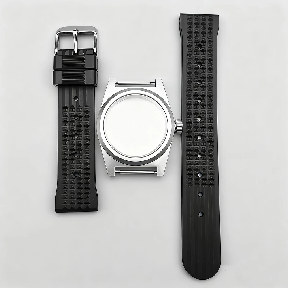 

Корпус часов NH35 38 мм + набор ремешков Механизм NH35/NH36 Стерильный корпус часов Компоненты резинового ремешка для часов Сапфировое зеркало