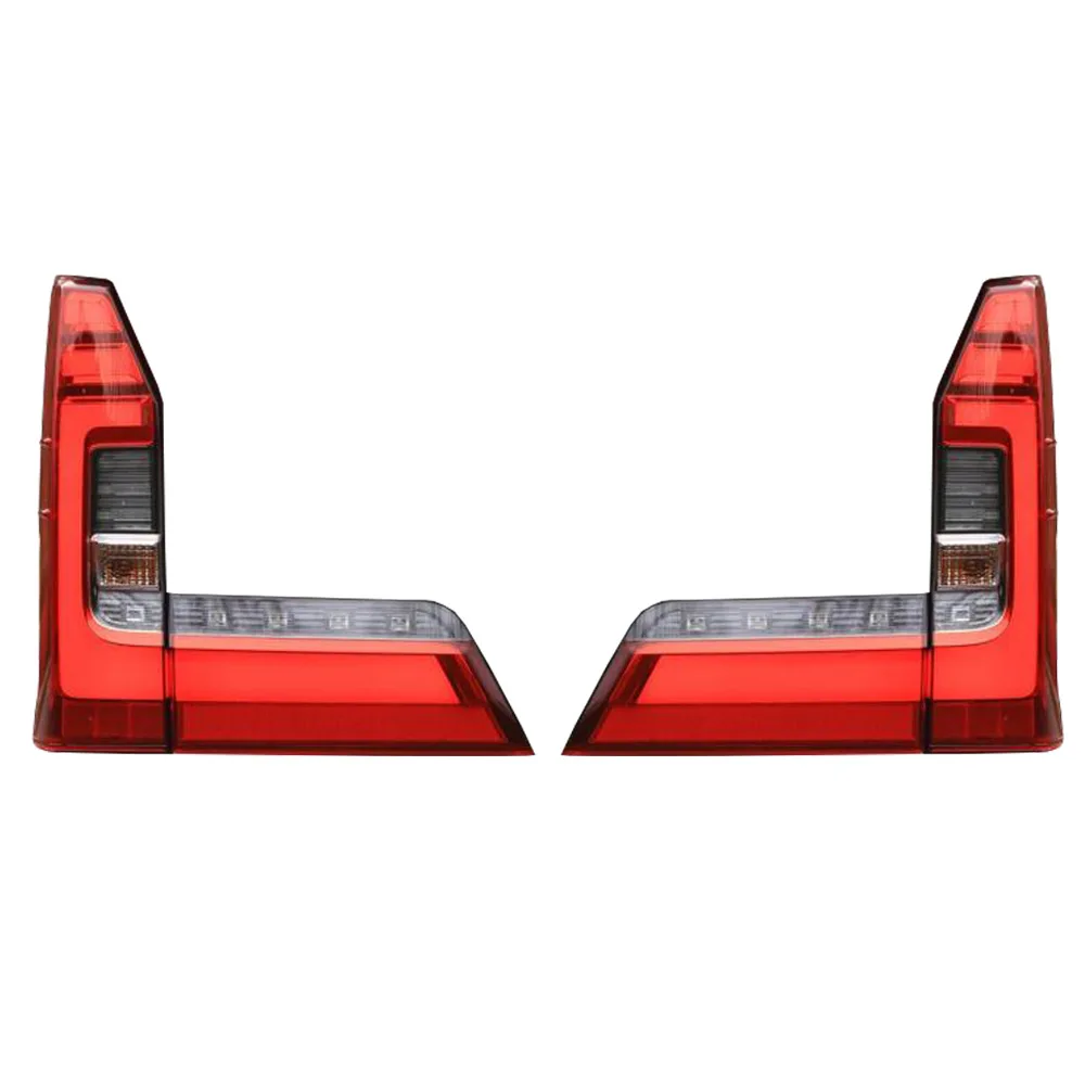 2pcs For Toyota HiAce Granvia Commuter 2019-2023 2024 Black Car Rear Tail Light Brake Turn Signal Lamp LED Taillight Assembly