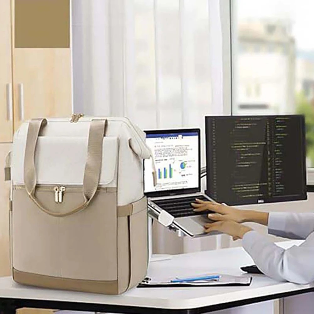 

Women Laptop Backpack with Organizer Bag Portable Travel Bag Waterproof Carry on Backpack Teacher Nurse Backpack for Daily Use